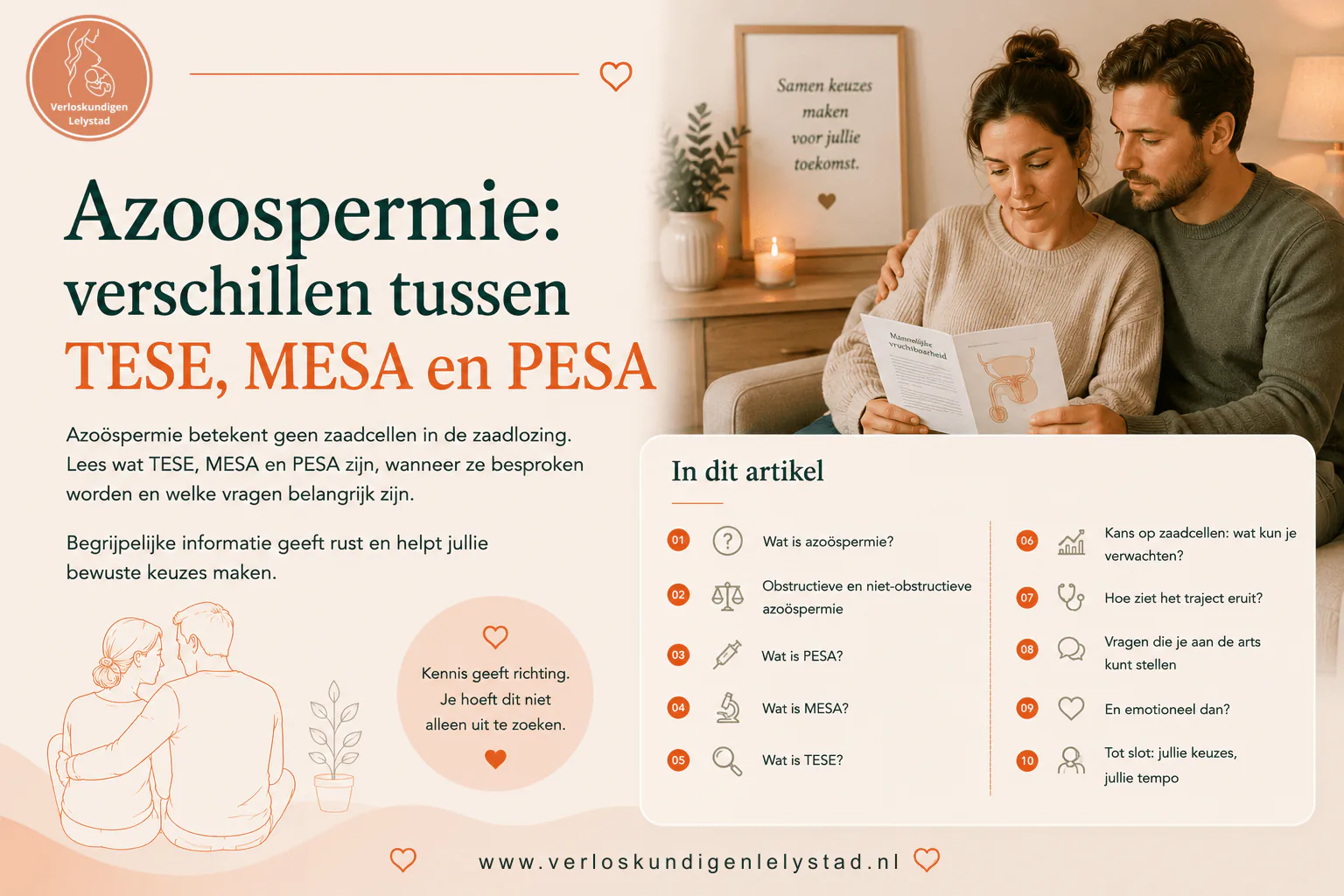 Azoospermie: verschillen tussen TESE, MESA en PESA
