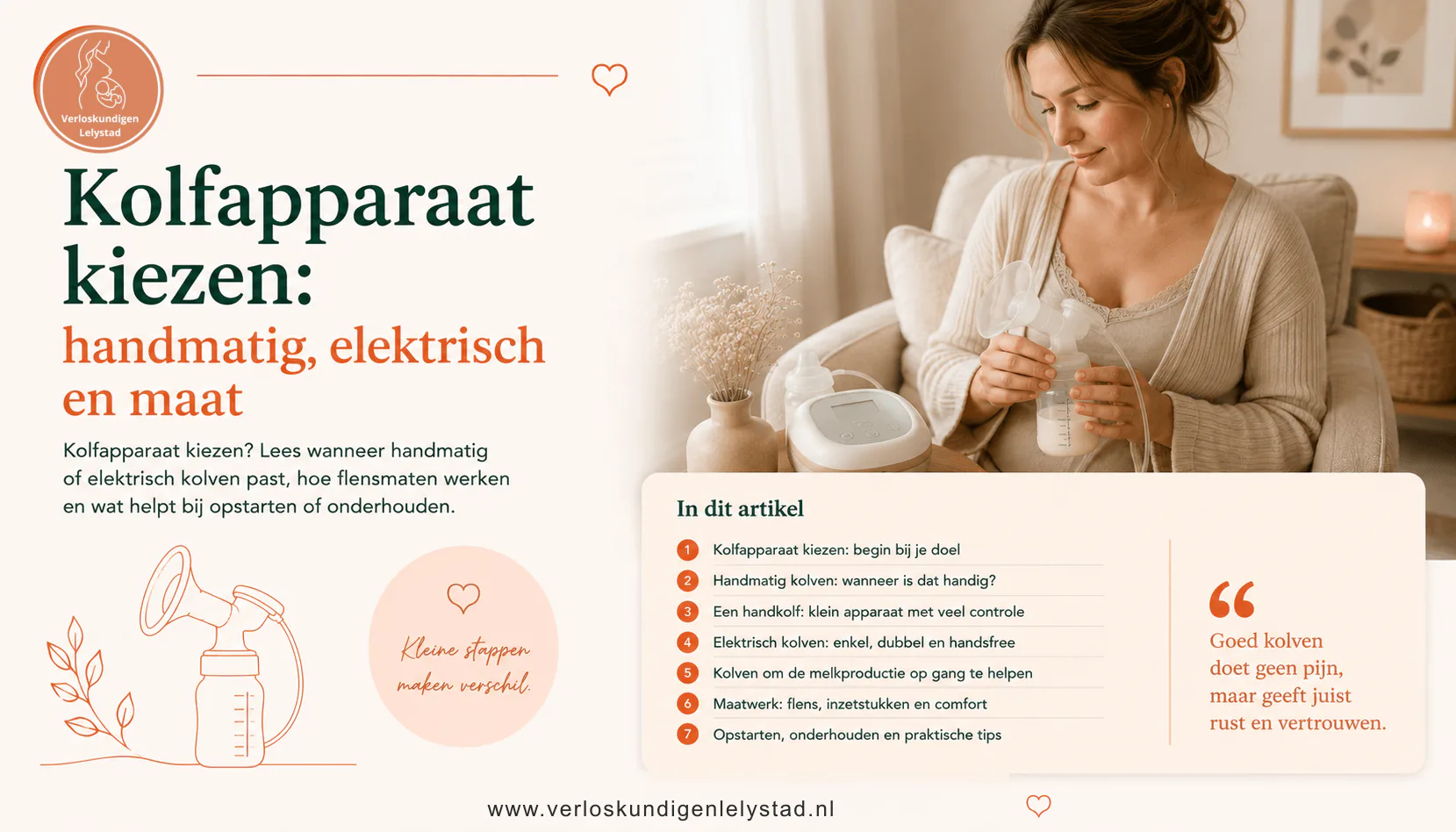 Kolfapparaat kiezen: handmatig, elektrisch en maat