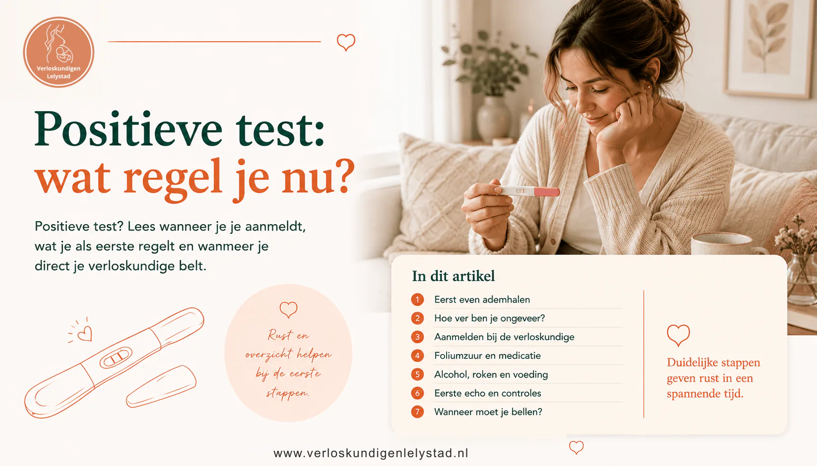 Positieve test in Lelystad: wat regel je nu?