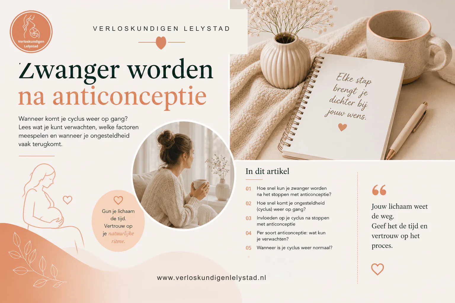 Zwanger worden na anticonceptie: wanneer komt je cyclus weer op gang?